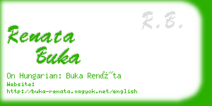 renata buka business card